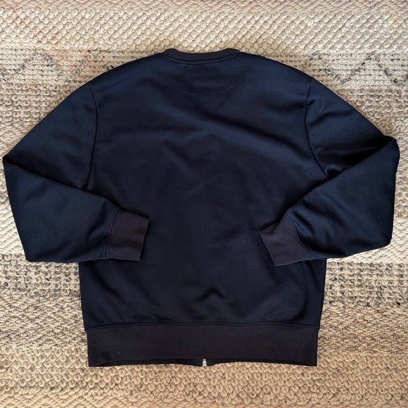 H&M L.O.G.G. Navy Blue Long Sleeve Zip-Up Lightweight Bomber Jacket - Picture 6 of 6